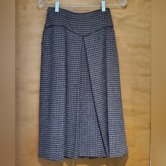 Vintage Yves Saint Laurent Wool Skirt - Picture 2 of 4